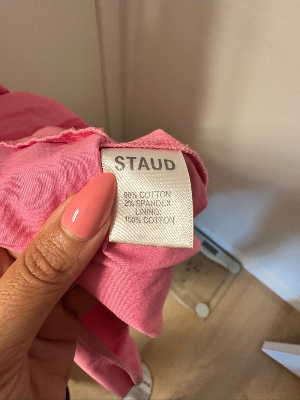 STAUD Pink Halter Cutout Maxi Dress - Picture 7 of 7